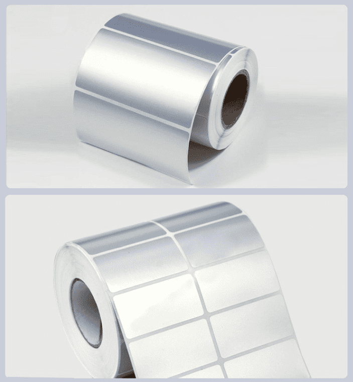 啞銀PET不干膠標簽紙 啞銀PET不干膠標簽紙