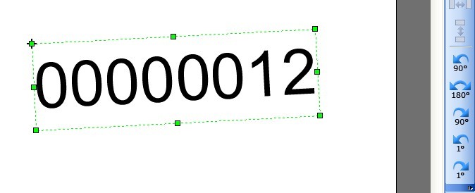 武漢市TSC標簽打印機如何傾斜打印流水號？打印機調節(jié)還是軟件調節(jié)？